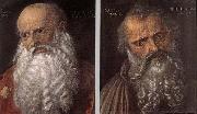 Albrecht Durer The Apostles Philip and James oil on canvas